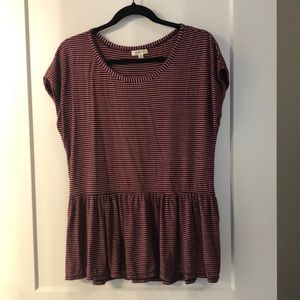 Max Studio peplum top